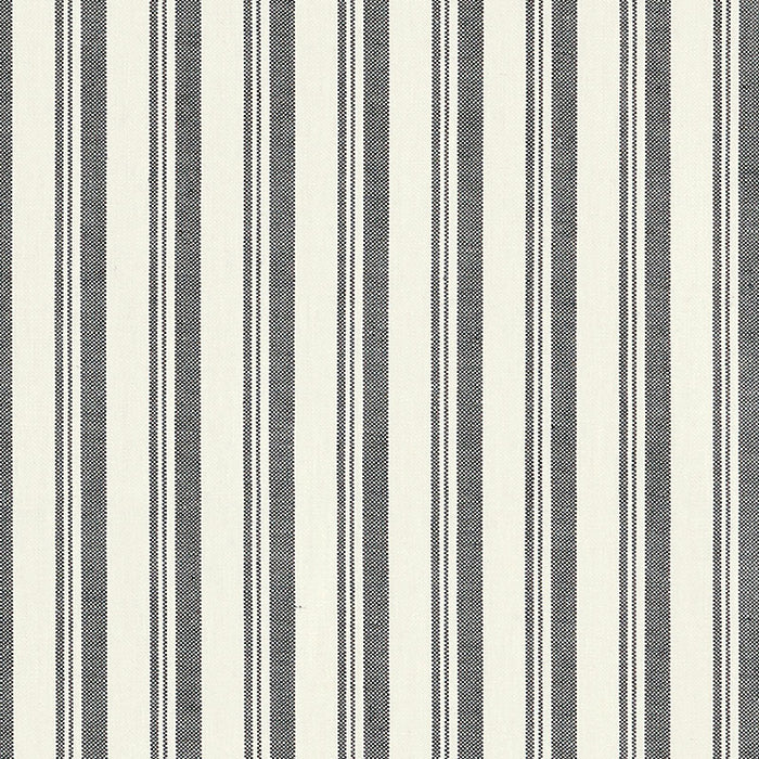 Schumacher Capri Black/White Fabric 69441