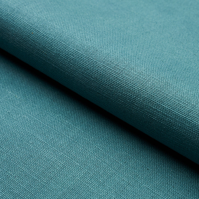 Schumacher Piet Performance Linen Aquamarine Fabric 69948