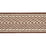 Schumacher Nicholson  Tape Brown Trim Sample 69968