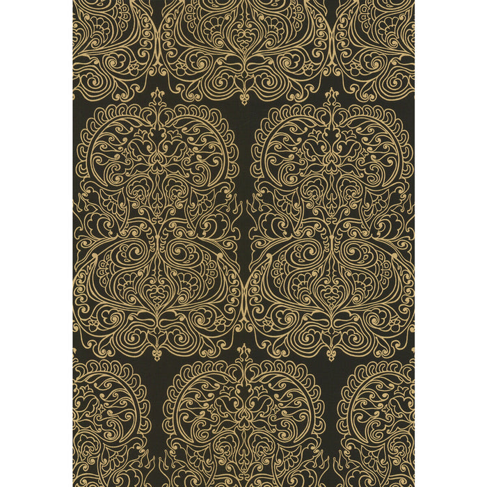 Cole & Son Alpana Gold/Onyx Wallpaper Sample 69/2105.CS.0