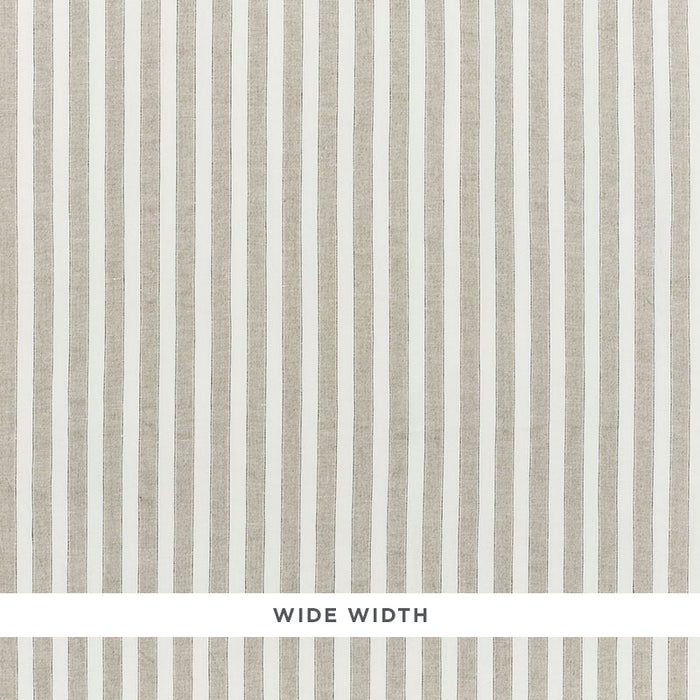 Schumacher Regatta Linen Stripe Sheer Linen Fabric 70036