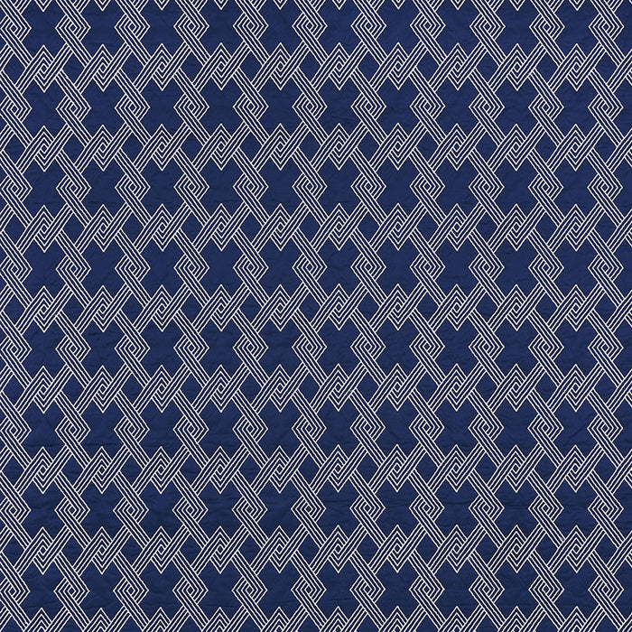 Schumacher Hix Navy Fabric 70142