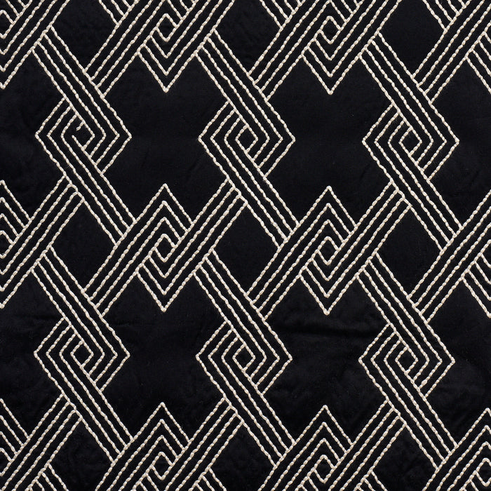 Schumacher Hix Ebony Fabric 70145