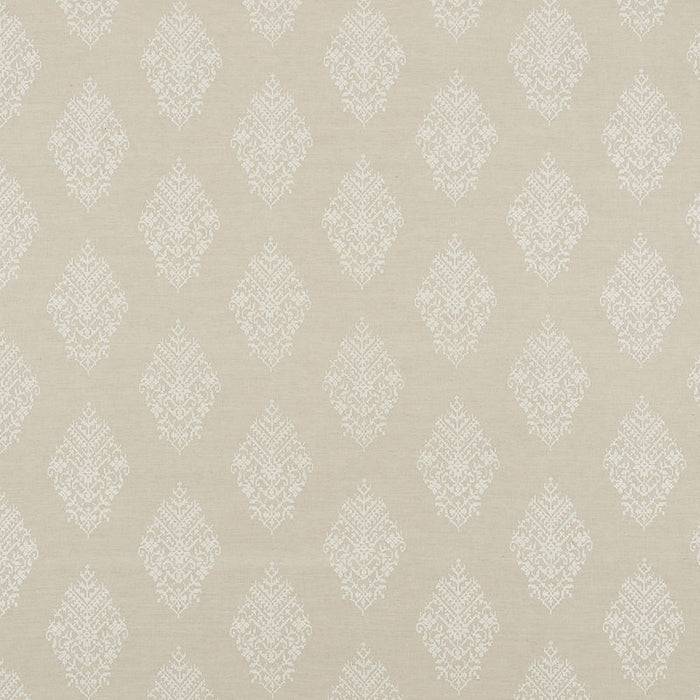 Schumacher Zinda Embroidery Sand Fabric 70220