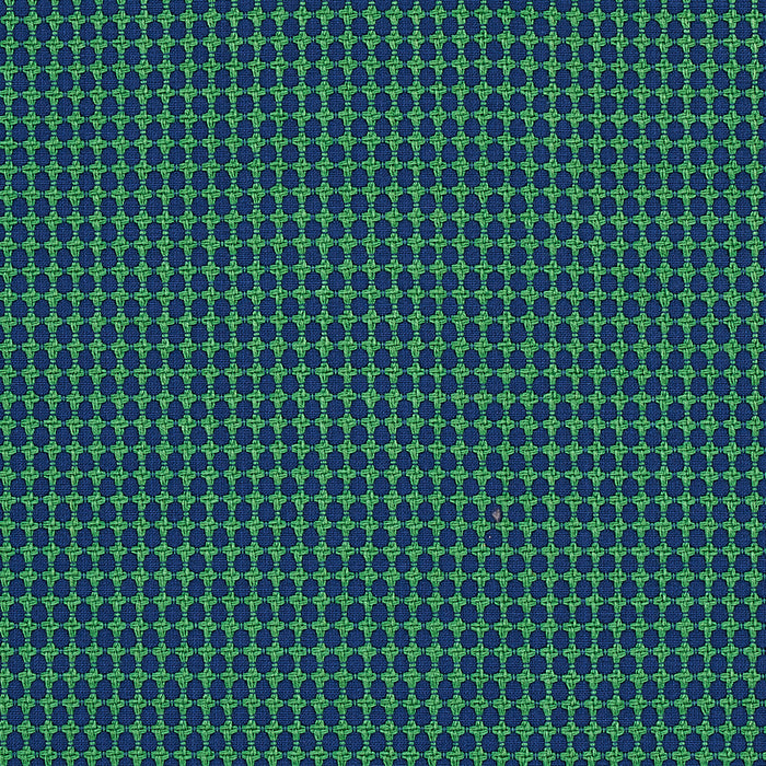 Schumacher Zipster Navy & Green Fabric 70529