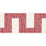 Schumacher Matrix Tape Red Trim Sample 70615