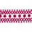 Schumacher Sunnyvale Tape Pink Trim 70634