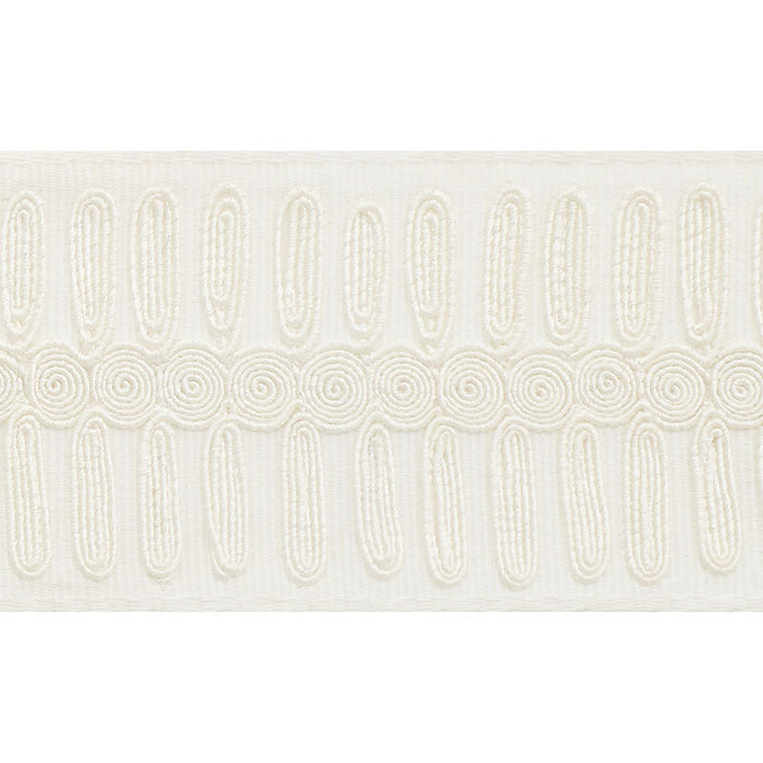 Schumacher Castille Tape Ivory Trim Sample 70740