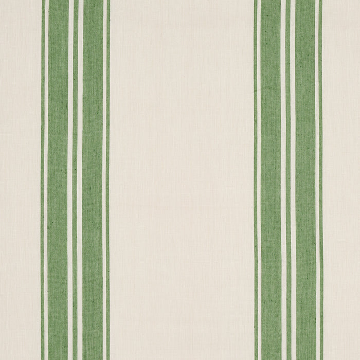 Schumacher Brentwood Stripe Leaf Green Fabric Sample 70873