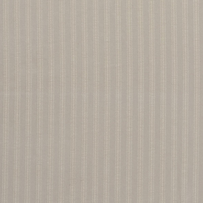 Schumacher Zelda Stripe Platinum Fabric 71081