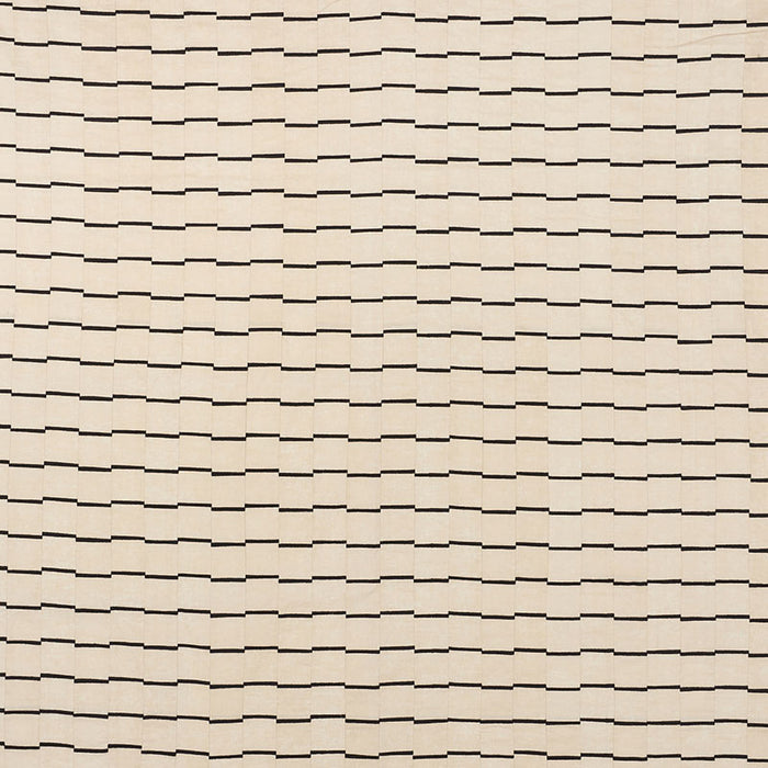 Schumacher Lines Black Fabric 71210