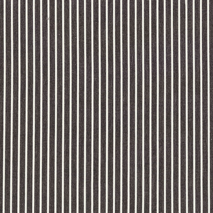 Schumacher Edie Stripe Black Fabric Sample 71300
