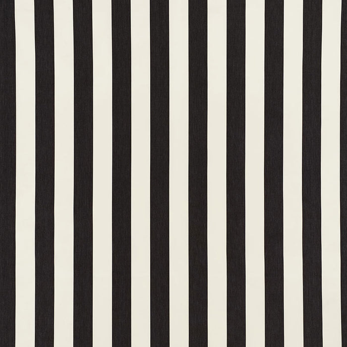 Schumacher Andy Stripe Black Fabric Sample 71320