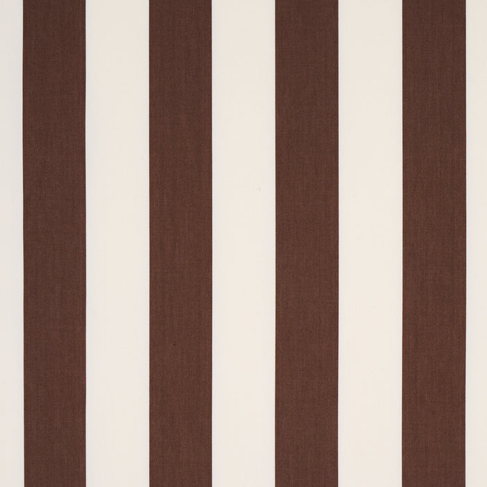 Schumacher James Stripe Brown Fabric 71353