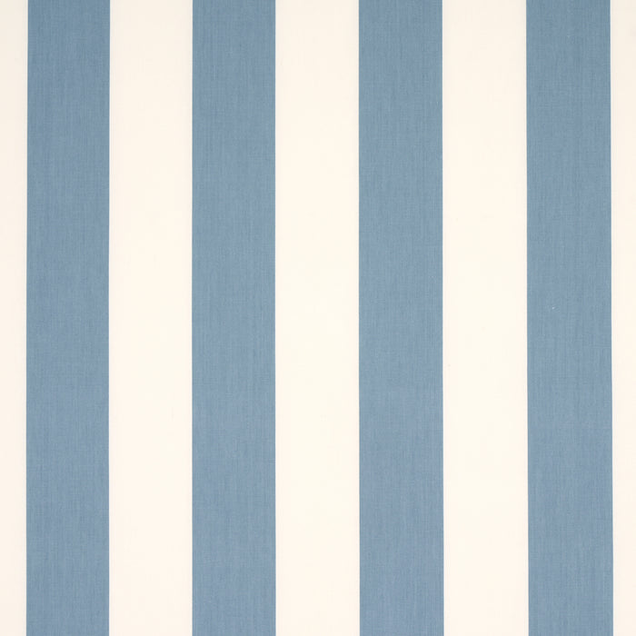 Schumacher James Stripe Sky Fabric 71355