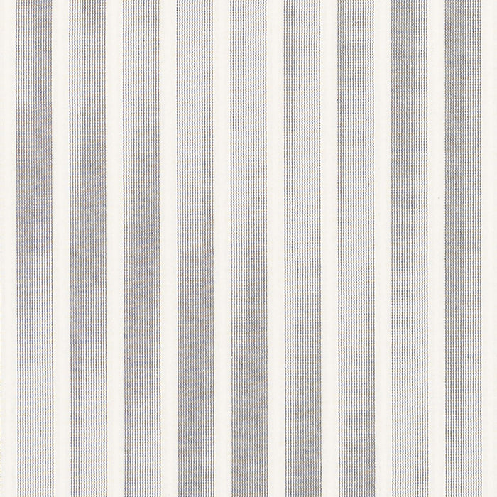 Schumacher Jean Stripe Grey Fabric Sample 71380