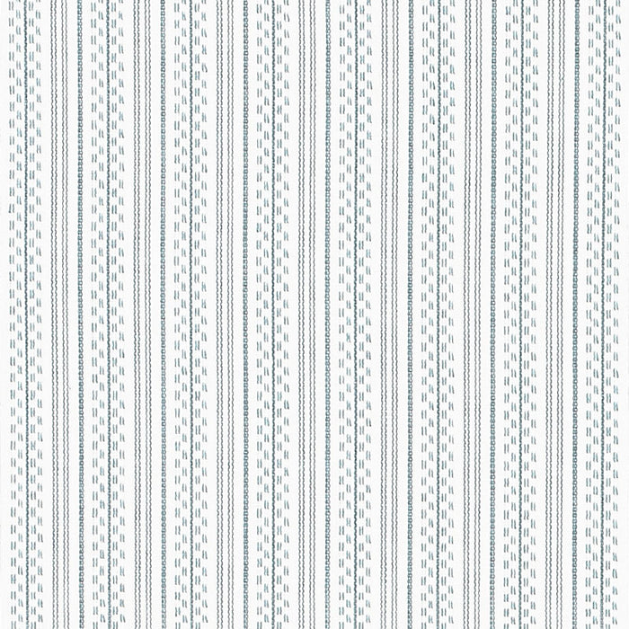 Schumacher Jack Stripe Sky Fabric Sample 71410