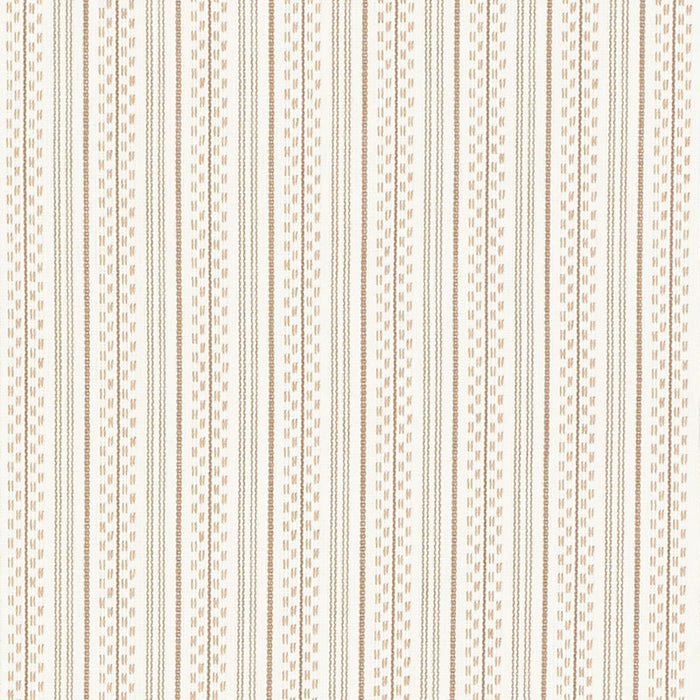 Schumacher Jack Stripe Sand Fabric 71411