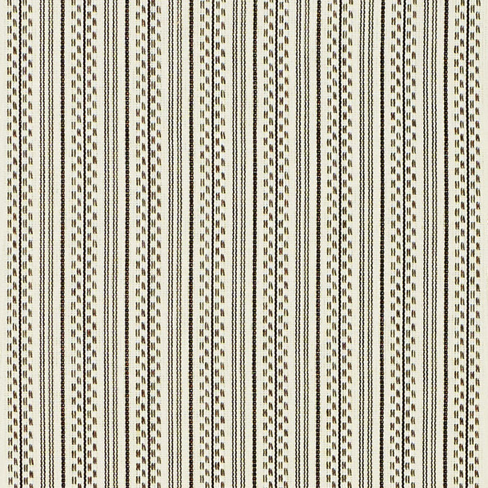 Schumacher Jack Stripe Black Fabric Sample 71414
