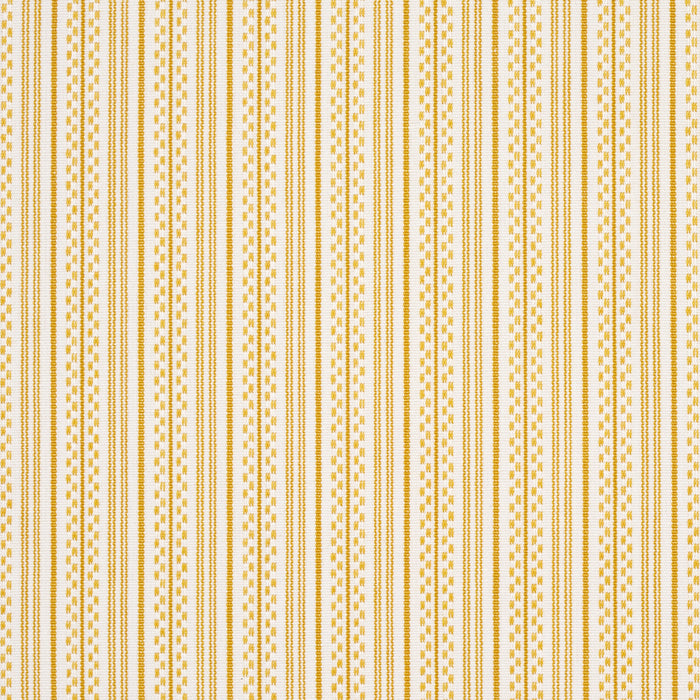 Schumacher Jack Stripe Yellow Fabric Sample 71417