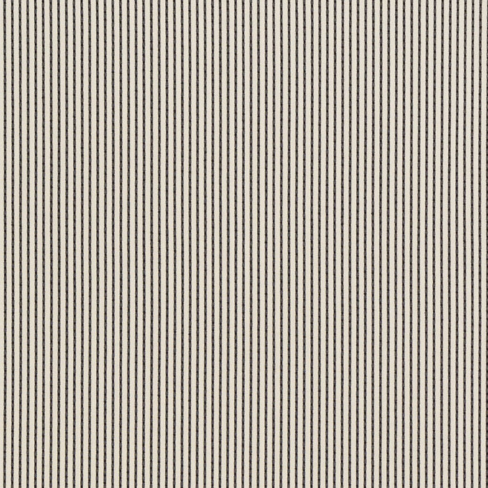 Schumacher Stitched Stripe Indoor/Outdoor Black Fabric 71744