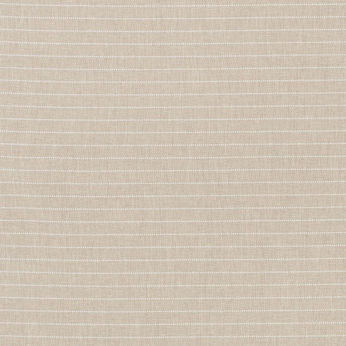 Schumacher Manning Stripe Indoor/Outdoor White/Natural Fabric 71812