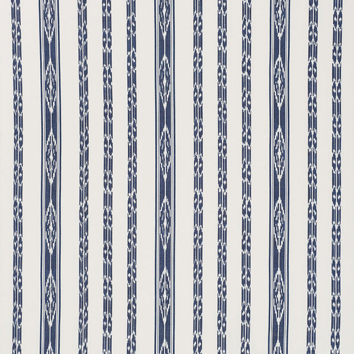 Schumacher Mariam Ikat Navy Fabric 71980