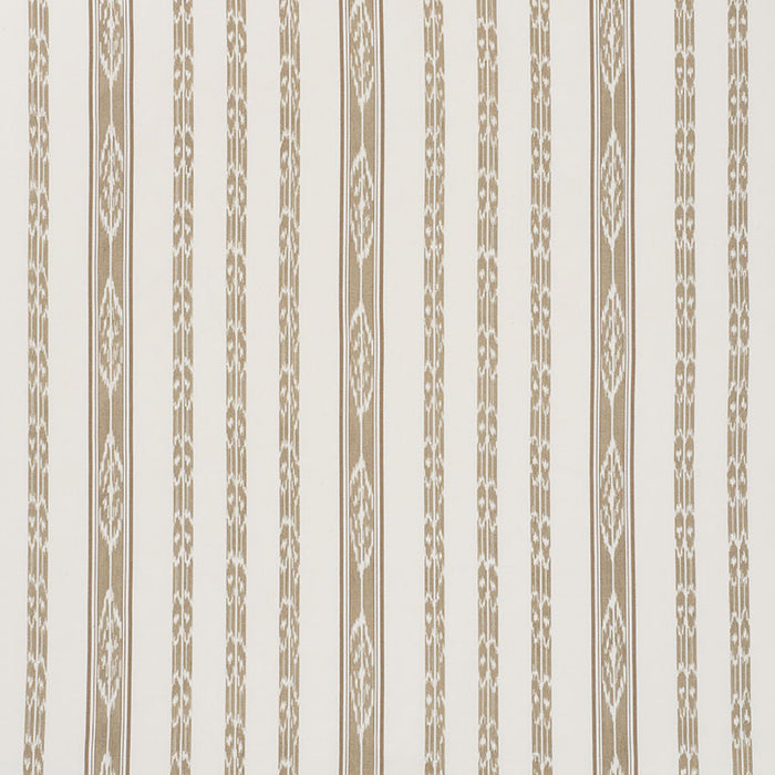 Schumacher Mariam Ikat Sand Fabric 71983