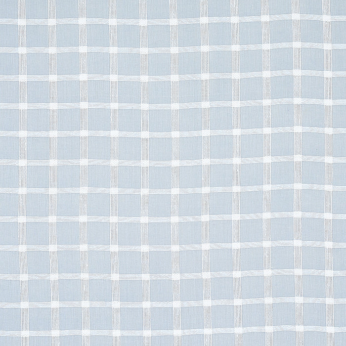Schumacher Pauline Check Casement Chambray Fabric 72074
