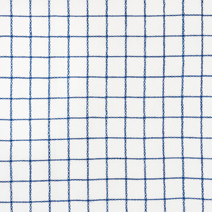 Schumacher Agnes Sheer Navy Fabric Sample 72080