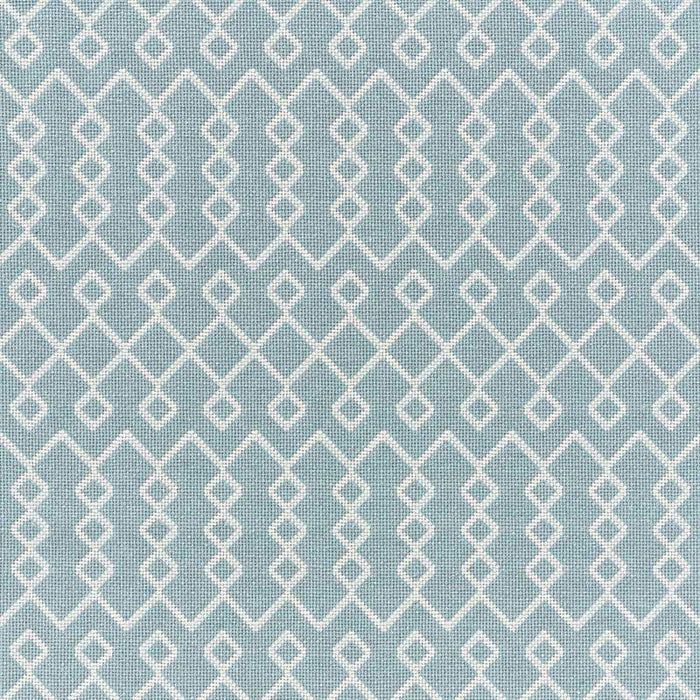 Schumacher Bricolette Sky Fabric Sample 72111
