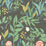 Schumacher Spring Garden Charcoal Multi Wallpaper Sample 7219