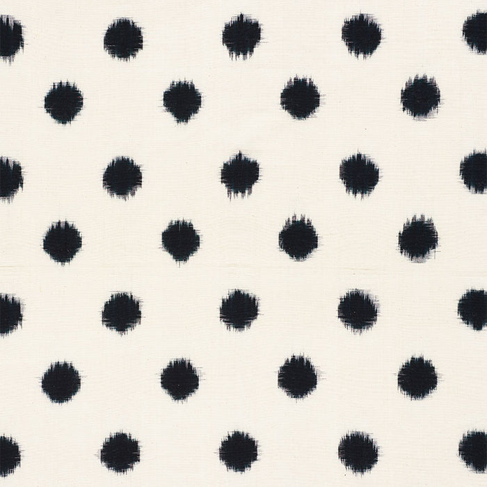 Schumacher Sakuru Ikat Black Fabric 72342