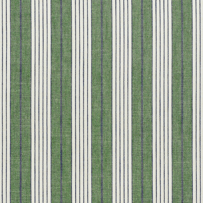 Schumacher Horst Stripe Green Fabric 72605