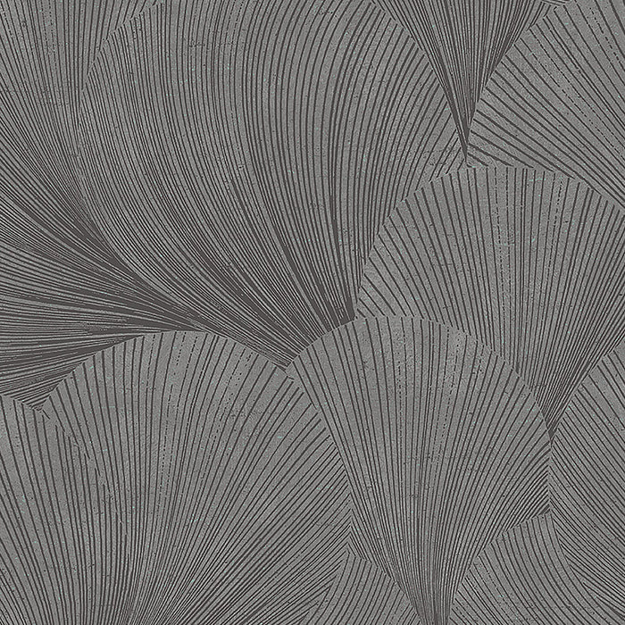 Schumacher Mirage Charcoal Wallpaper 7262
