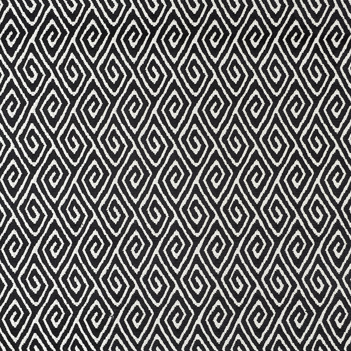 Schumacher Diamante Velvet Onyx Fabric 72831