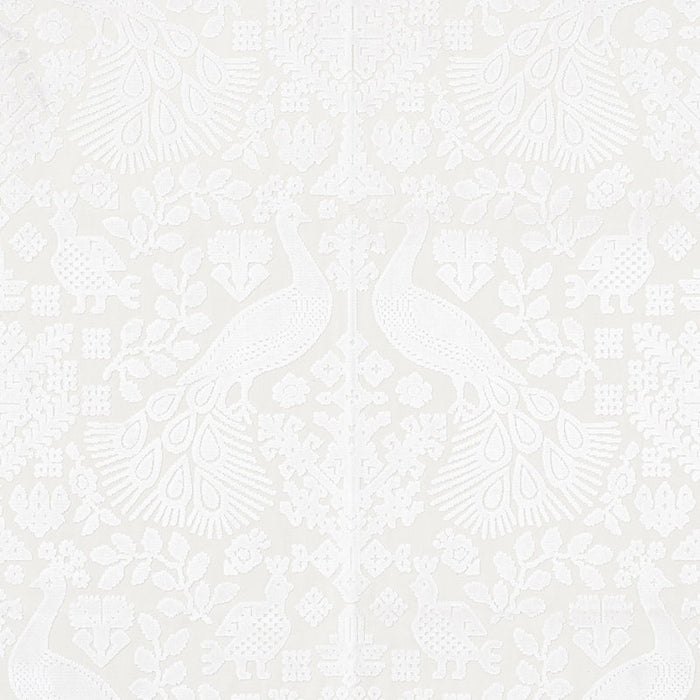 Schumacher Pavone Velvet Opal Fabric Sample 72971