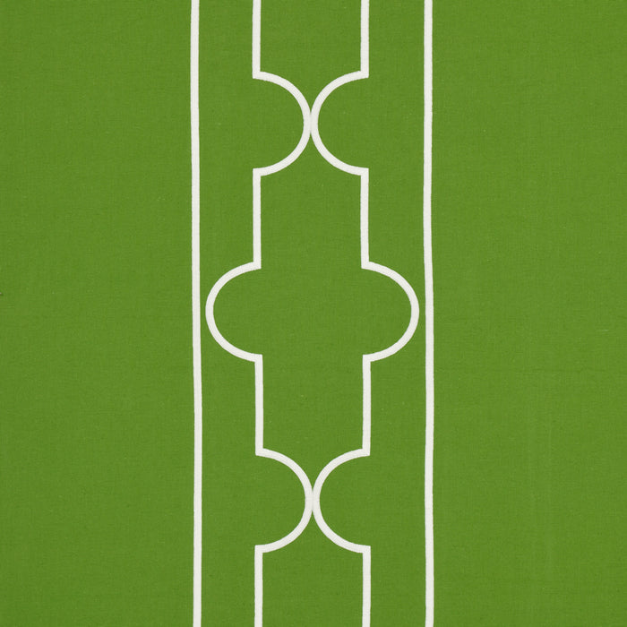 Schumacher Limitless Lattice Leaf Fabric 73070