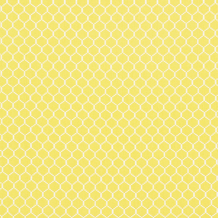Schumacher Fishnet Yellow Fabric 73091