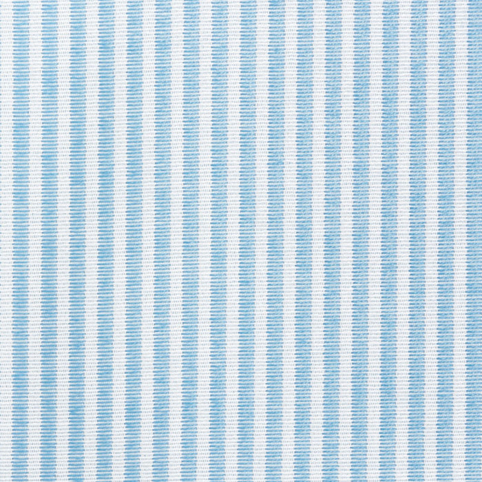 Schumacher Easton Stripe Indoor/Outdoor Sky Fabric Sample 73150