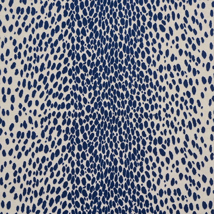 Schumacher Cheetah Velvet Ink Fabric 73912