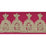 Schumacher Noelia Embroidered Tape Garnet Trim Sample 74152