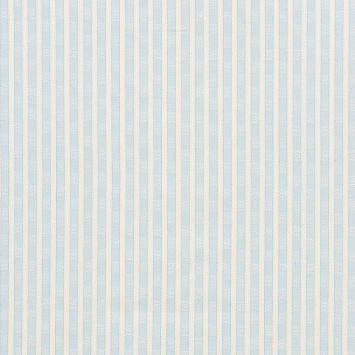 Schumacher Beverly Stripe China Blue Fabric Sample 74211