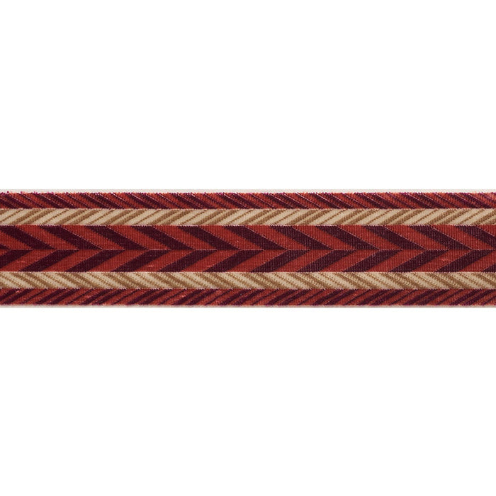 Schumacher Stinson Tape Ruby Trim 74261