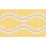 Schumacher Ogee Embroidered Tape Yellow Trim Sample 74333