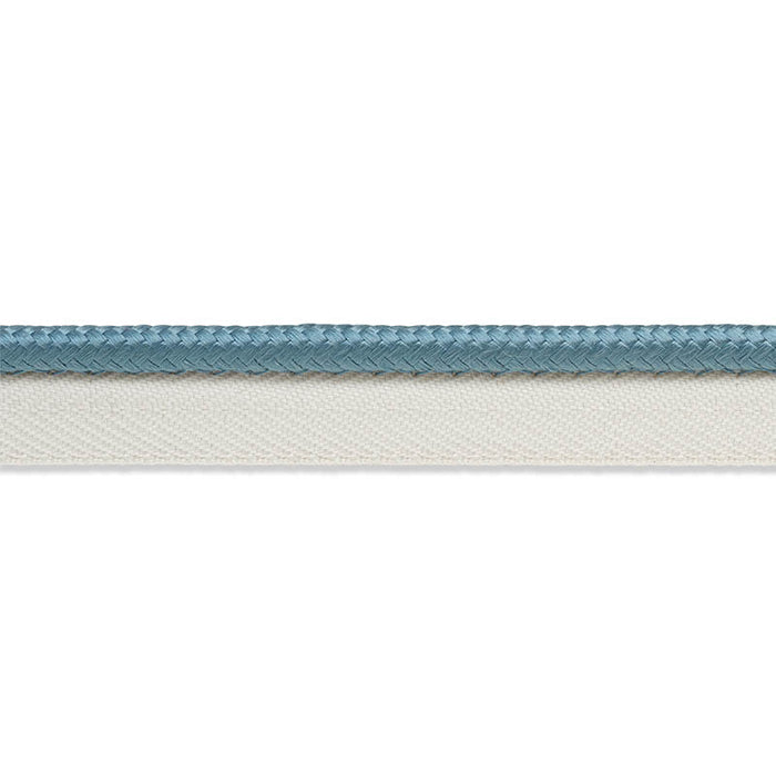 Schumacher Gustave Silk Lip Cord Medium Cadet Trim 74552