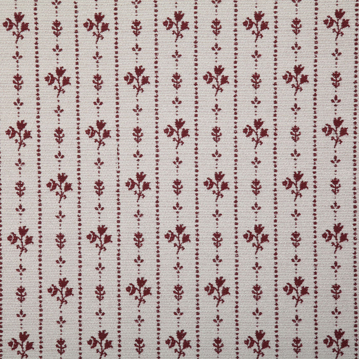 Pindler Floral Stripe Redwood Fabric 7457