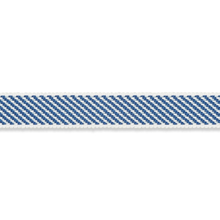 Schumacher Winston Cotton Braid Narrow Navy Trim 74843