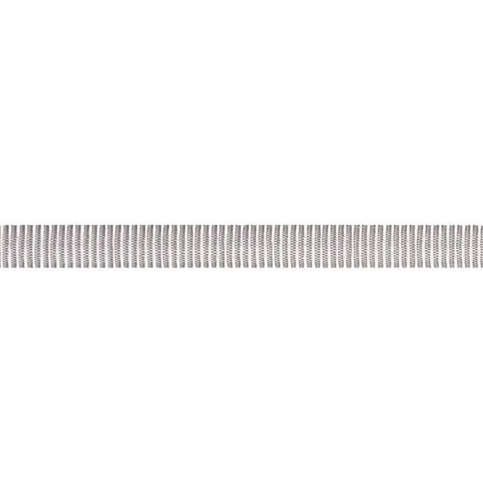 Schumacher Narrow Faille Tape Silver Trim 74981