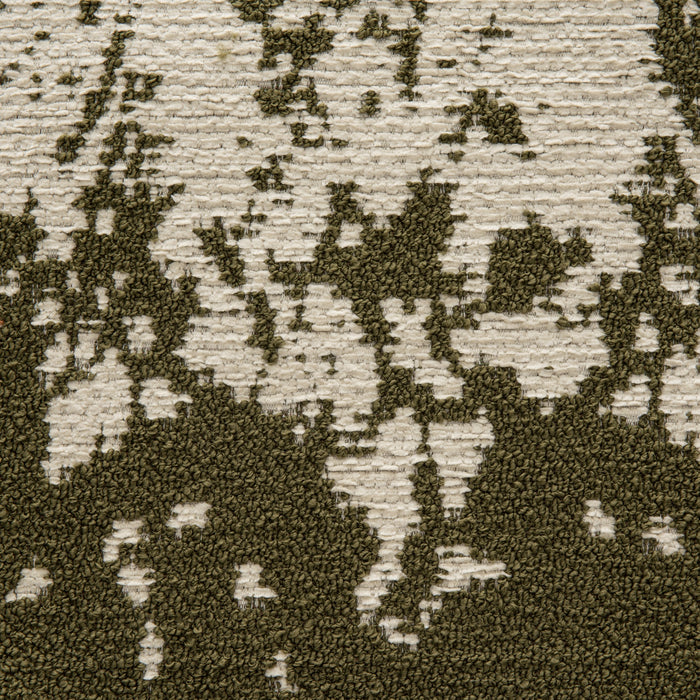 Holly Hunt Great Outdoors Dappled Stripe Oyster/Clover Fabric Sample 753/04